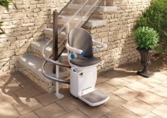 Outdoor Stair Lift - Curved